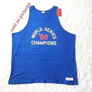MITCHELL & NESS WORLD DODGERS TANK TOP